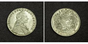 20 Kreuzer Salzbourg Argent Hieronymus von Colloredo-Mannsfeld (1732 - 1812)