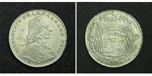 20 Kreuzer Salzbourg Argent Hieronymus von Colloredo-Mannsfeld (1732 - 1812)