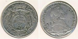 20 Kreuzer Salzbourg Argent Hieronymus von Colloredo-Mannsfeld (1732 - 1812)