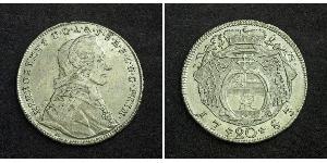 20 Kreuzer Salzbourg Argent Hieronymus von Colloredo-Mannsfeld (1732 - 1812)