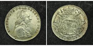 20 Kreuzer Salzbourg Argent Hieronymus von Colloredo-Mannsfeld (1732 - 1812)