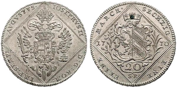 20 Kreuzer  Argent 