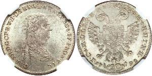 20 Kreuzer Électorat de Bavière (1623 - 1806) Argent 