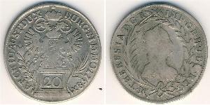 20 Kreuzer Austria Argento 