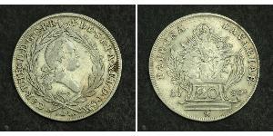 20 Kreuzer Elettorato di Baviera (1623 - 1806) Argento 