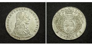 20 Kreuzer Salisburgo Argento Hieronymus von Colloredo (1732 - 1812)