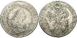 20 Kreuzer 奥地利历史 (1156 - 1806) Billon 