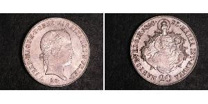 20 Kreuzer Hungría (1989 - ) Plata 