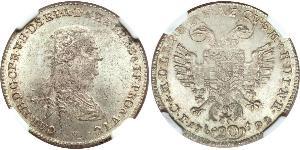 20 Kreuzer Kurfürstentum Bayern (1623 - 1806) Silber 