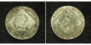 20 Kreuzer Kurfürstentum Bayern (1623 - 1806) Silber Maximilian III. Joseph (Bayern)(1727 – 1777)