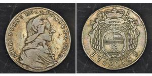 20 Kreuzer Salzburg Silber Hieronymus von Colloredo (1732 - 1812)