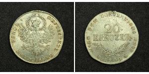 20 Kreuzer Austrian Empire (1804-1867) Silver 