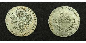 20 Kreuzer Austrian Empire (1804-1867) Silver 