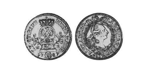 20 Kreuzer Principality of Ansbach (1398–1792) Silver Charles Alexander, Margrave of Brandenburg-Ansbach (1736 – 1806)