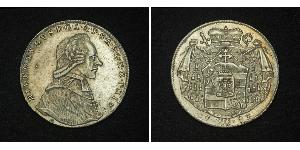 20 Kreuzer Salzburg Silver Count Hieronymus von Colloredo (1732 - 1812)