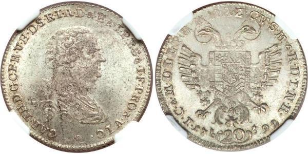 20 Kreuzer Electorate of Bavaria (1623 - 1806) 銀 