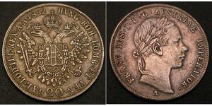 20 Kreuzer 奧地利帝國 (1804 - 1867) 銀 