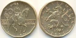 20 Krone République tchèque Acier/Laiton 