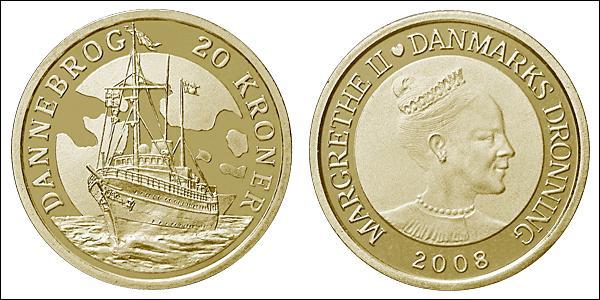 20 Krone Danimarca Alluminio/Bronzo 
