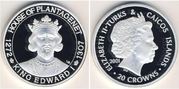 20 Krone Îles Turques-et-Caïques Argent 