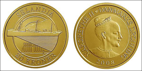 20 Krone Denmark Bronze/Aluminium 