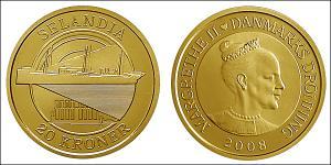 20 Krone Dänemark Bronze/Aluminium 