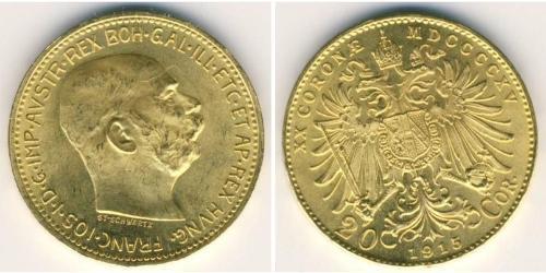 20 Krone Austria  Gold 