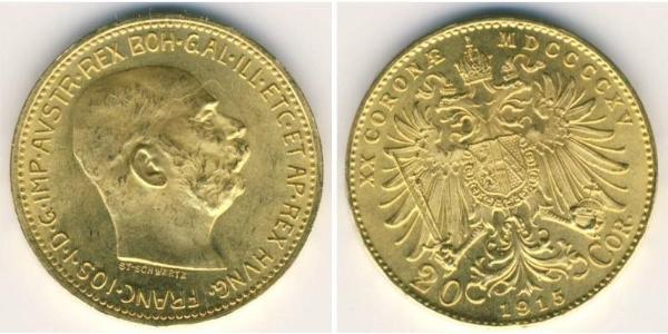 20 Krone Austria  Gold 