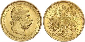 20 Krone Austria-Hungary (1867-1918) Gold Franz Joseph I (1830 - 1916)