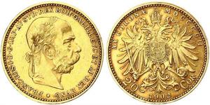 20 Krone Austria-Hungary (1867-1918) Gold Franz Joseph I (1830 - 1916)