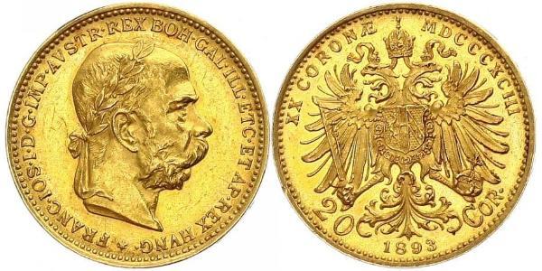 20 Krone Austria-Hungary (1867-1918) Gold Franz Joseph I (1830 - 1916)