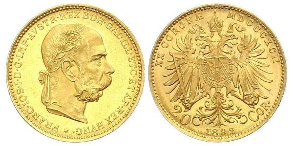 20 Krone Austria-Hungary (1867-1918) Gold Franz Joseph I (1830 - 1916)