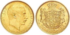 20 Krone Denmark Gold Christian X of Denmark (1870 - 1947)