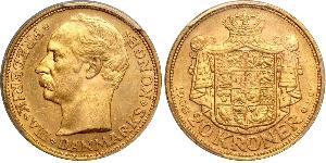 20 Krone Denmark Gold Frederick VIII of Denmark (1843 - 1912)