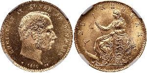 20 Krone Denmark Gold Christian IX of Denmark (1818-1906)