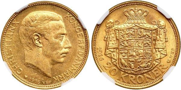 20 Krone Denmark Gold Christian X of Denmark (1870 - 1947)