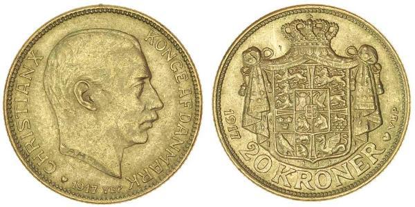 20 Krone Denmark Gold Christian X of Denmark (1870 - 1947)