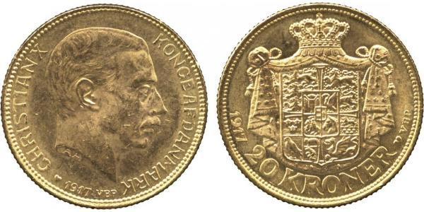 20 Krone Denmark Gold Christian X of Denmark (1870 - 1947)