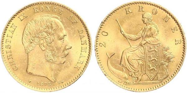 20 Krone Denmark Gold Christian IX of Denmark (1818-1906)