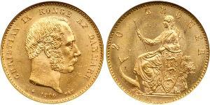 20 Krone Dänemark Gold Christian IX. von Dänemark (1818-1906)