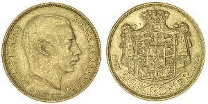 20 Krone Dänemark Gold Christian X. (1870 - 1947)