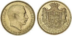 20 Krone Dänemark Gold Christian X. (1870 - 1947)