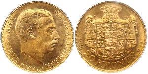 20 Krone Dänemark Gold Christian X. (1870 - 1947)