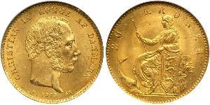 20 Krone Dänemark Gold Christian IX. von Dänemark (1818-1906)