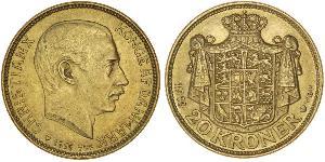 20 Krone Dänemark Gold Christian X. (1870 - 1947)