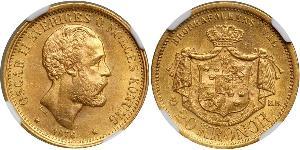 20 Krone Schweden Gold Oskar II. (Schweden) (1829-1907)