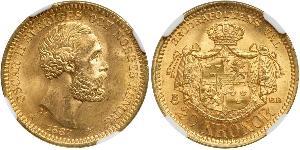 20 Krone Sweden Gold Oscar II of Sweden (1829-1907)