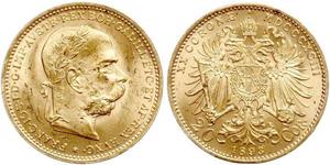 20 Krone Österreich-Ungarn (1867-1918) Gold Franz Joseph I (1830 - 1916)