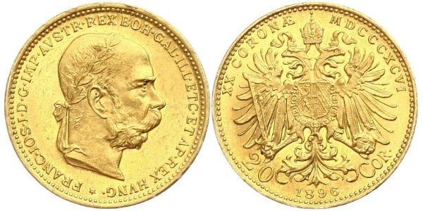 20 Krone Österreich-Ungarn (1867-1918) Gold Franz Joseph I (1830 - 1916)