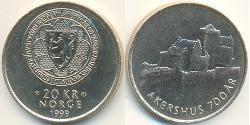20 Krone Norwegen Kupfer/Nickel 